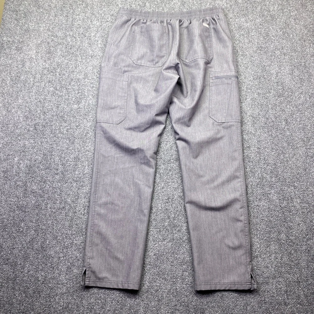 FIGS Technical Collection Grey Heather Scrub Pants‎ Mens Medium TW2000R Cargo
